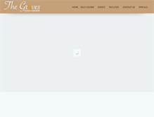 Tablet Screenshot of grovesgolf.com